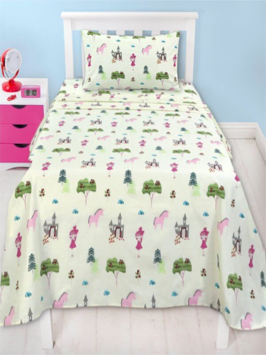 Παιδικά Σεντόνια Σετ Εκρού 100% Βαμβακερά Πριγκίπισσα Γαρύφαλλο 160x270 | Γαρύφαλλο - Λευκά Είδη